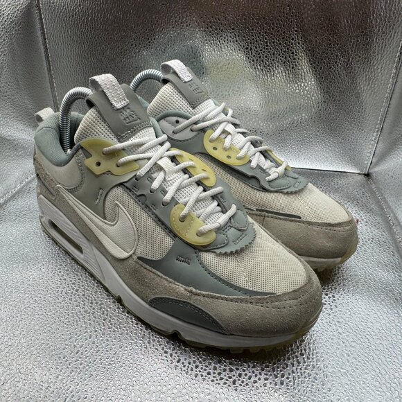Size 8 Nike Air Max 90 Futura Mint Gray Green Womens Athletic Sneaker DM9922-105 - Picture 7 of 10